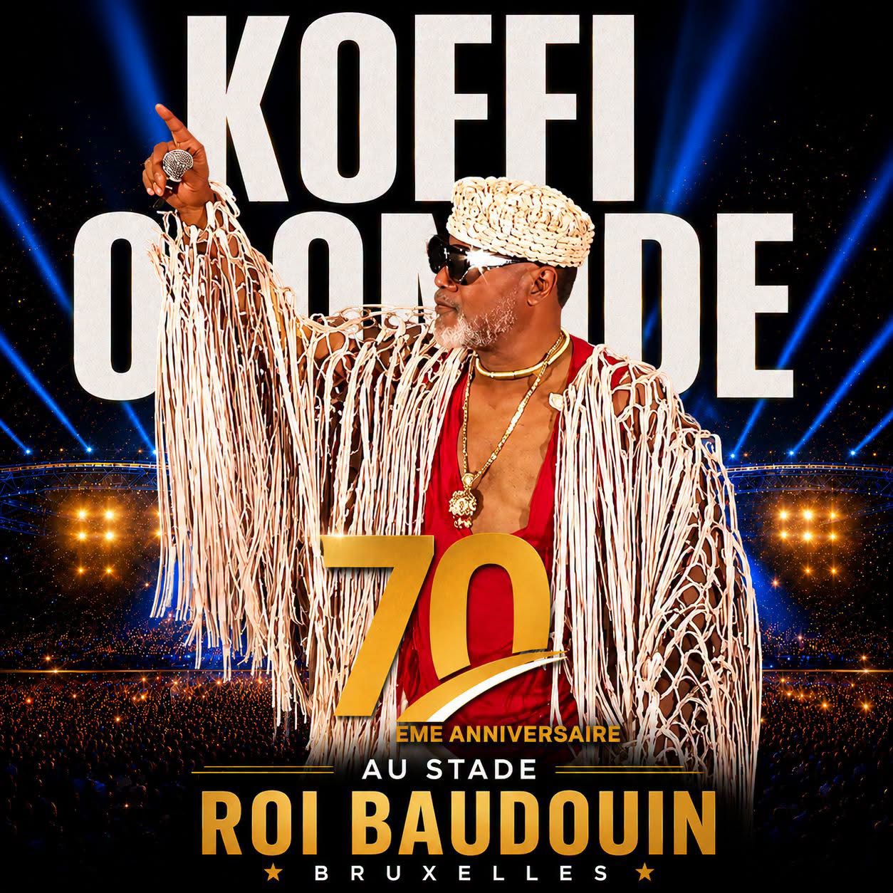 Koffi Olomidé prépare une nouvelle surprise à ses fans : son concert mythique au Stade Roi Baudouin bientôt en streaming !