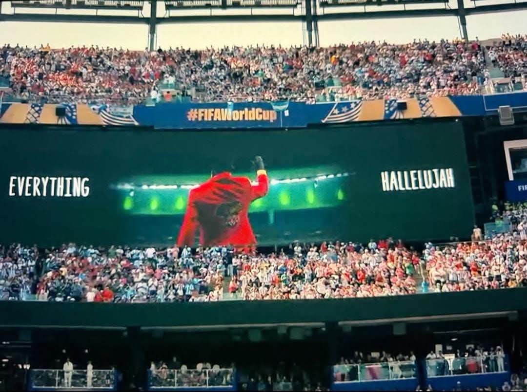 Mondial 2026 : L’image de Lumumba VEA illumine la mi-temps de la finale et porte haut les couleurs de la RDC