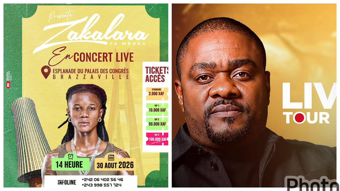 Brazzaville stoppe deux grands rendez-vous : les concerts de Zakalara et Mike Kalambay annulés pour des raisons sécuritaires
