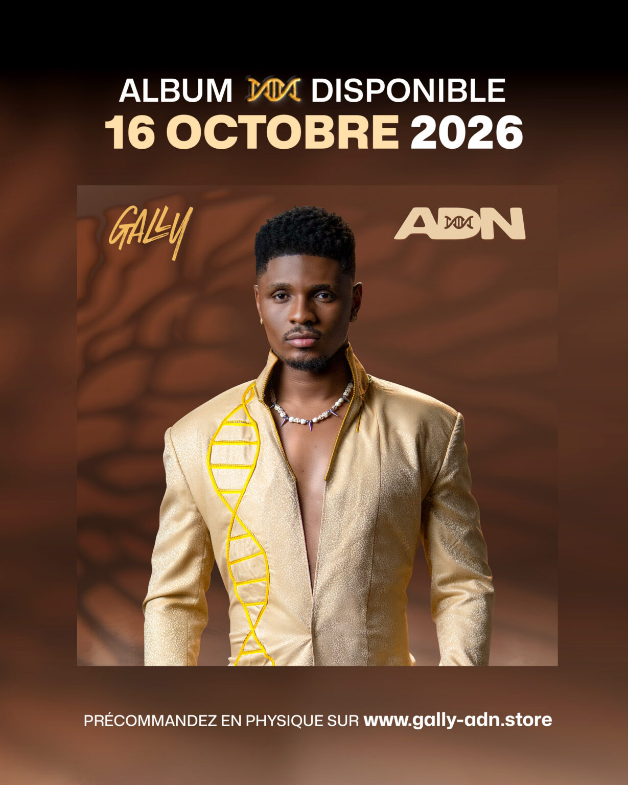 Gally fixe enfin la date de « ADN » : son album de 20 titres sortira le 16 octobre